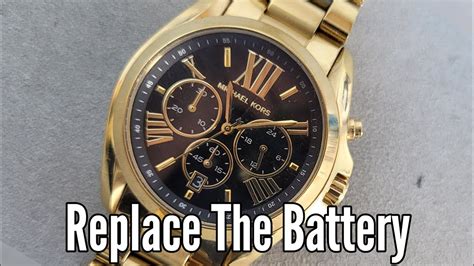 change battery michael kors watch